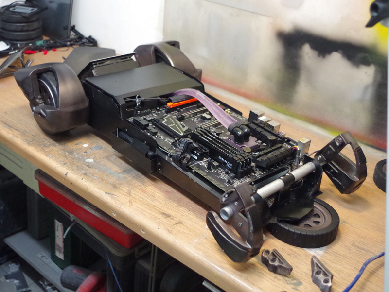 Illustration for article titled Custom Batmobile Is A PC Case In Disguise